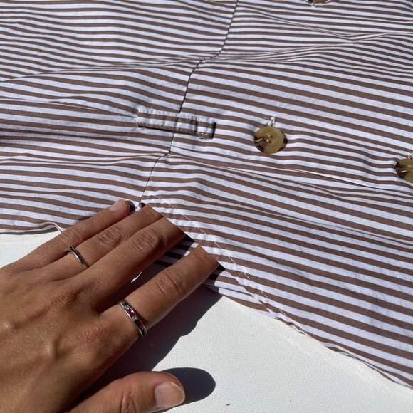 Urban Revivo Cottagecore Striped Apron Dress - Picture 3 of 6